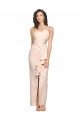 Best Stretch Crepe Strapless Sleeveless Low Back Nude Long Semi Formal Evening Dress Canada