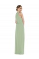 Best Soft Chiffon High Neck Sleeveless Long Semi Formal Evening Dress Canada