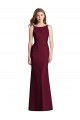 Best Stretch Crepe Bateau Neck Sleeveless Open Back Long Semi Formal Evening Dress Canada