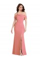 Best Stretch Crepe One Shoulder Sleeveless Low Back Long Semi Formal Evening Dress Canada