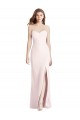 Best Stretch Crepe Sweetheart Sleeveless Low Back Long Semi Formal Evening Dress Canada