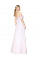 Best Soft Chiffon Off the Shoulder Sleeveless Long Formal Evening Gowns Canada